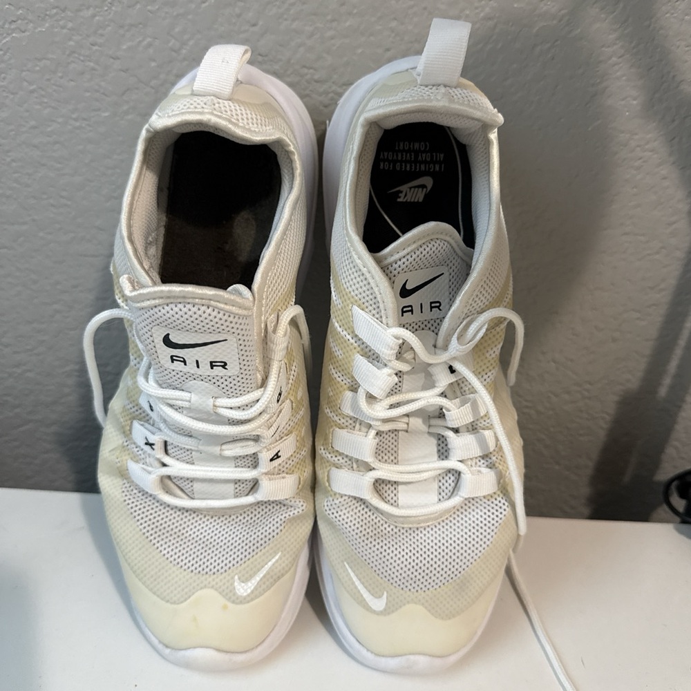 Nike Air White and Cream Athletic Shoes